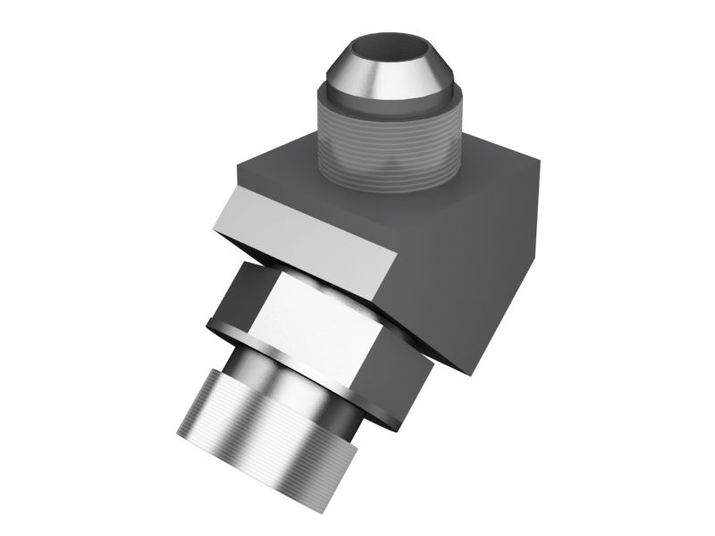 Угловой адаптер длиной 38,60 мм, угол 45 градусов