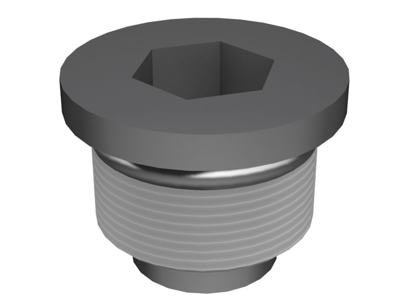 126-8921: Шестигранный привод с резьбой 1 1/16-12