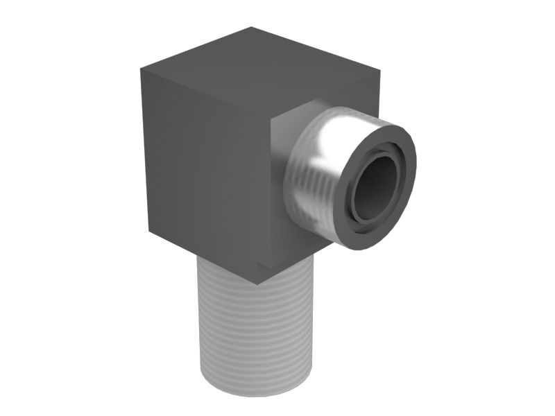 Коленчатый переходник 90 градусов длиной 67,00 мм