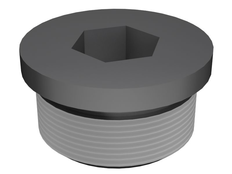 1 Заглушка с шестигранной резьбой 5/16-12