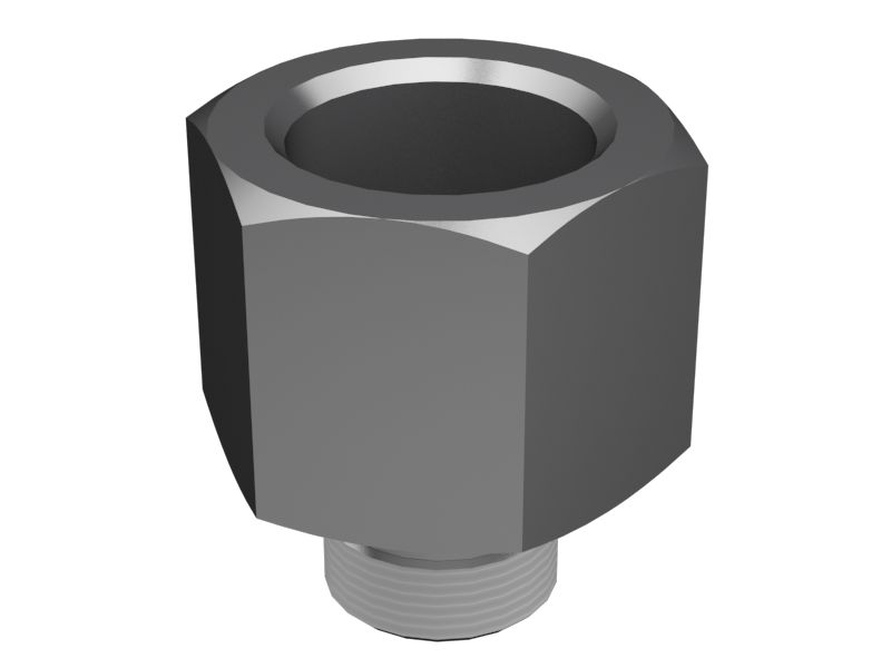 Прямой переходник с наружной резьбой, 1 дюйм