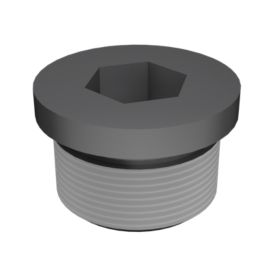 9S-8008: 1 1/16-12 Thread Hex-Drive Plug