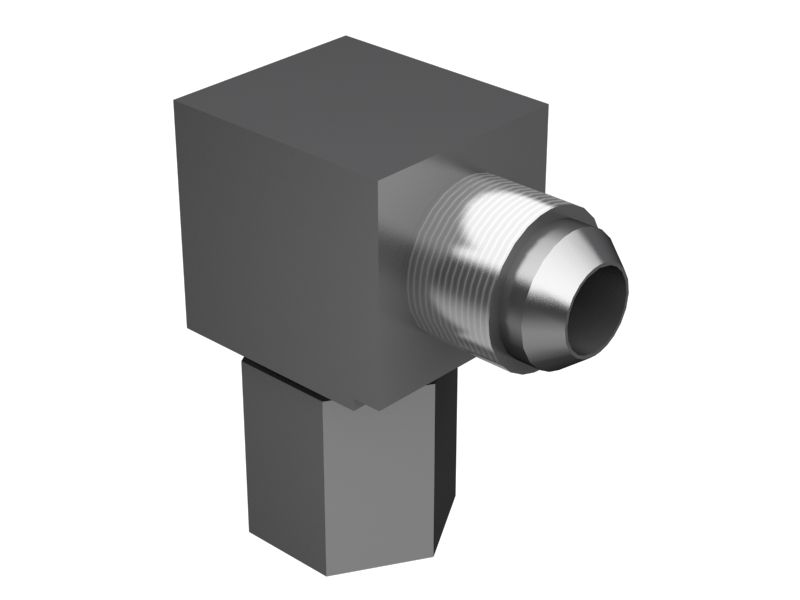 Шестигранный переходной коленчатый патрубок с углом 90 градусов, 17,46 мм