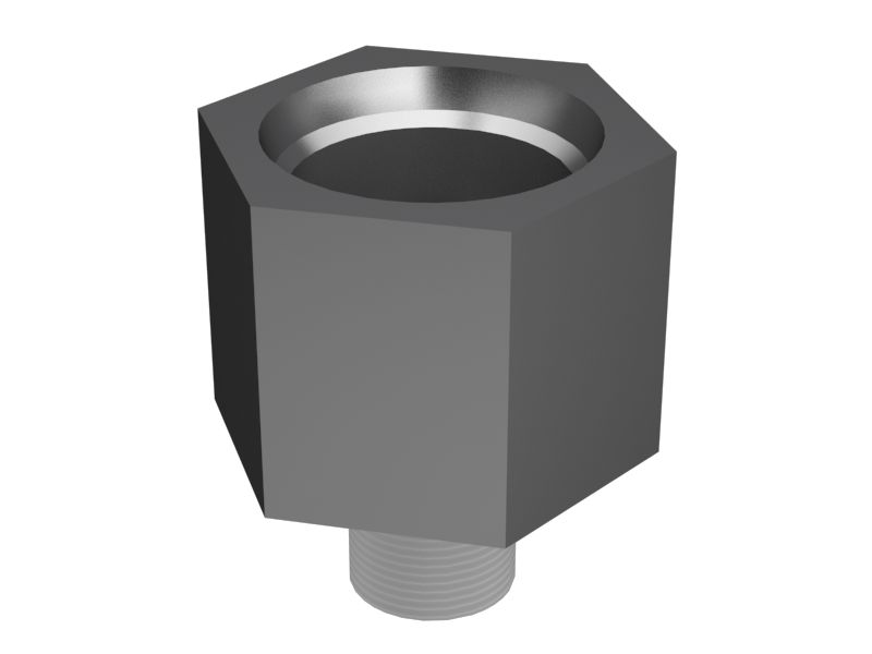Прямой переходной патрубок длиной 32,00 мм