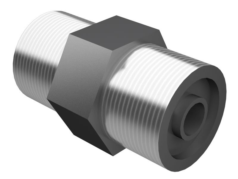 6V-8729: Прямой переходник, длина 27,50 мм