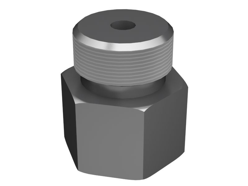 Прямой переходник, длина 27,00 мм