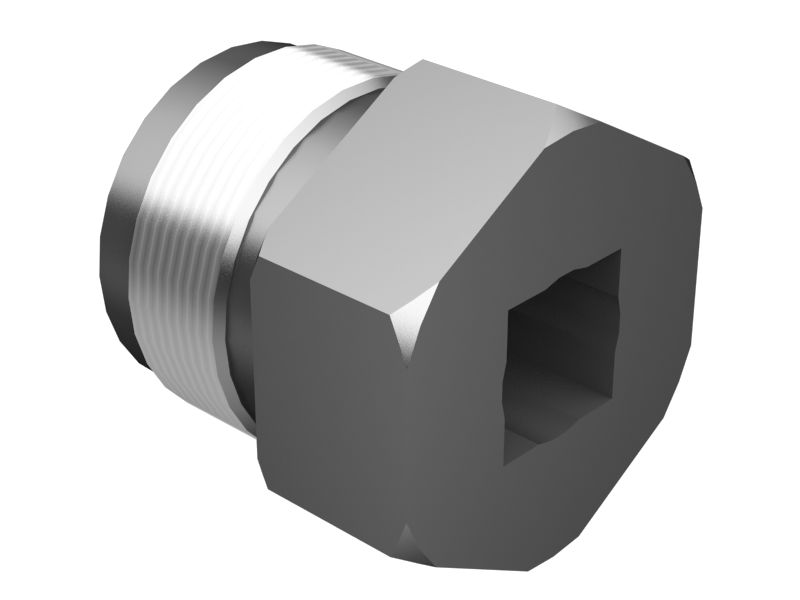 1 Заглушка с шестигранной резьбой 5/16-12