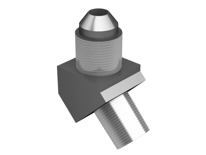 Коленчатый переходник длиной 18,30 мм под углом 45 градусов
