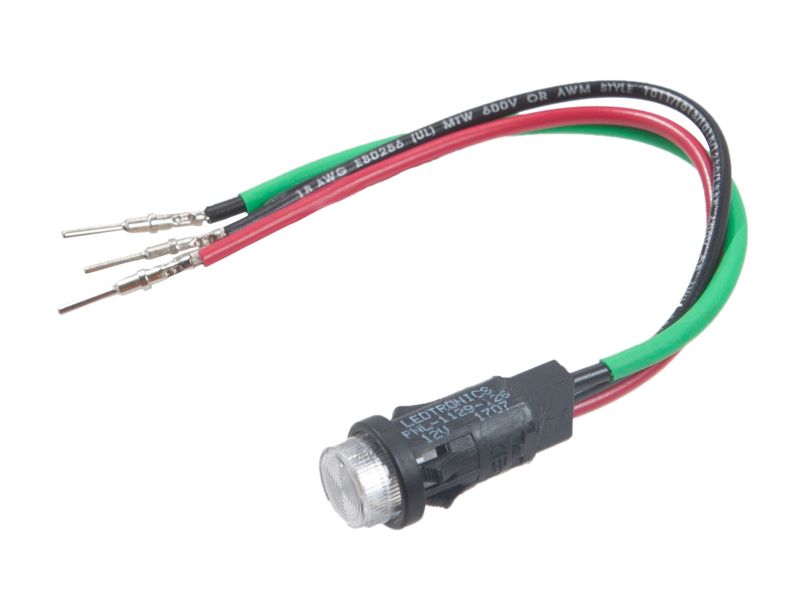 165-5655: 12-Volt Light Emitting Diode Red Or Green Lamp