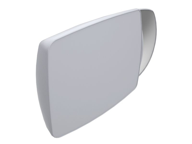 Зеркало заднего вида с обогревом для кабины, высота 381,4 мм