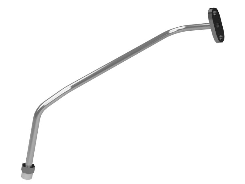 Гидравлический патрубок с одним фланцем 12,70 мм