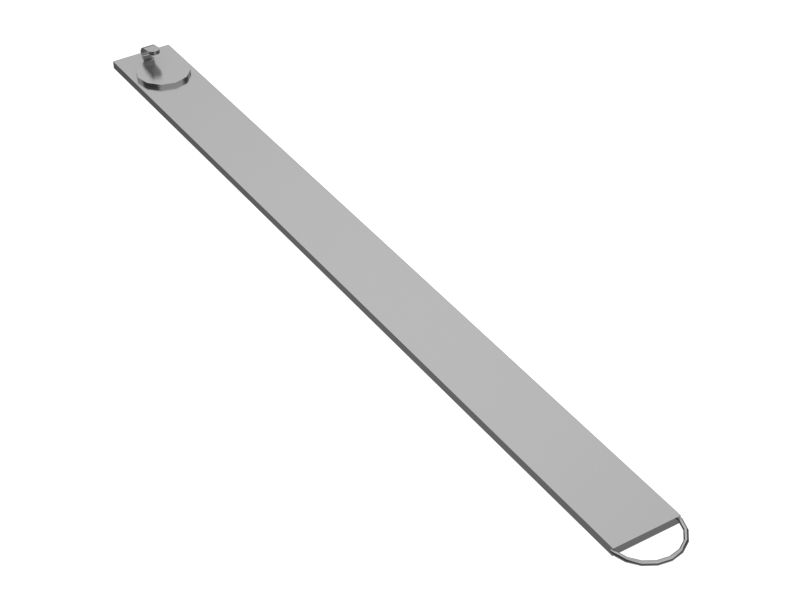 Защитная планка выпускного коллектора длиной 345 мм