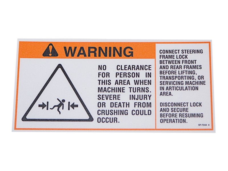 5P-7244: ТАБЛИЧКА С ПРЕДУПРЕЖДЕНИЕМ