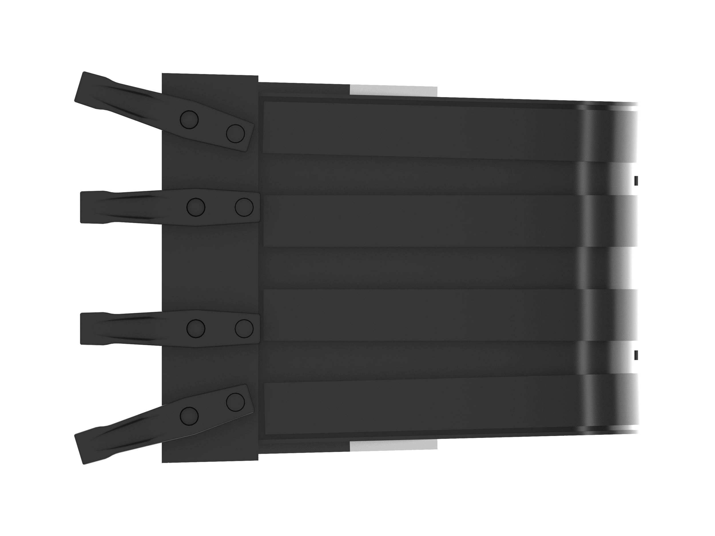 128-3131: 610 mm, attacco imperniato