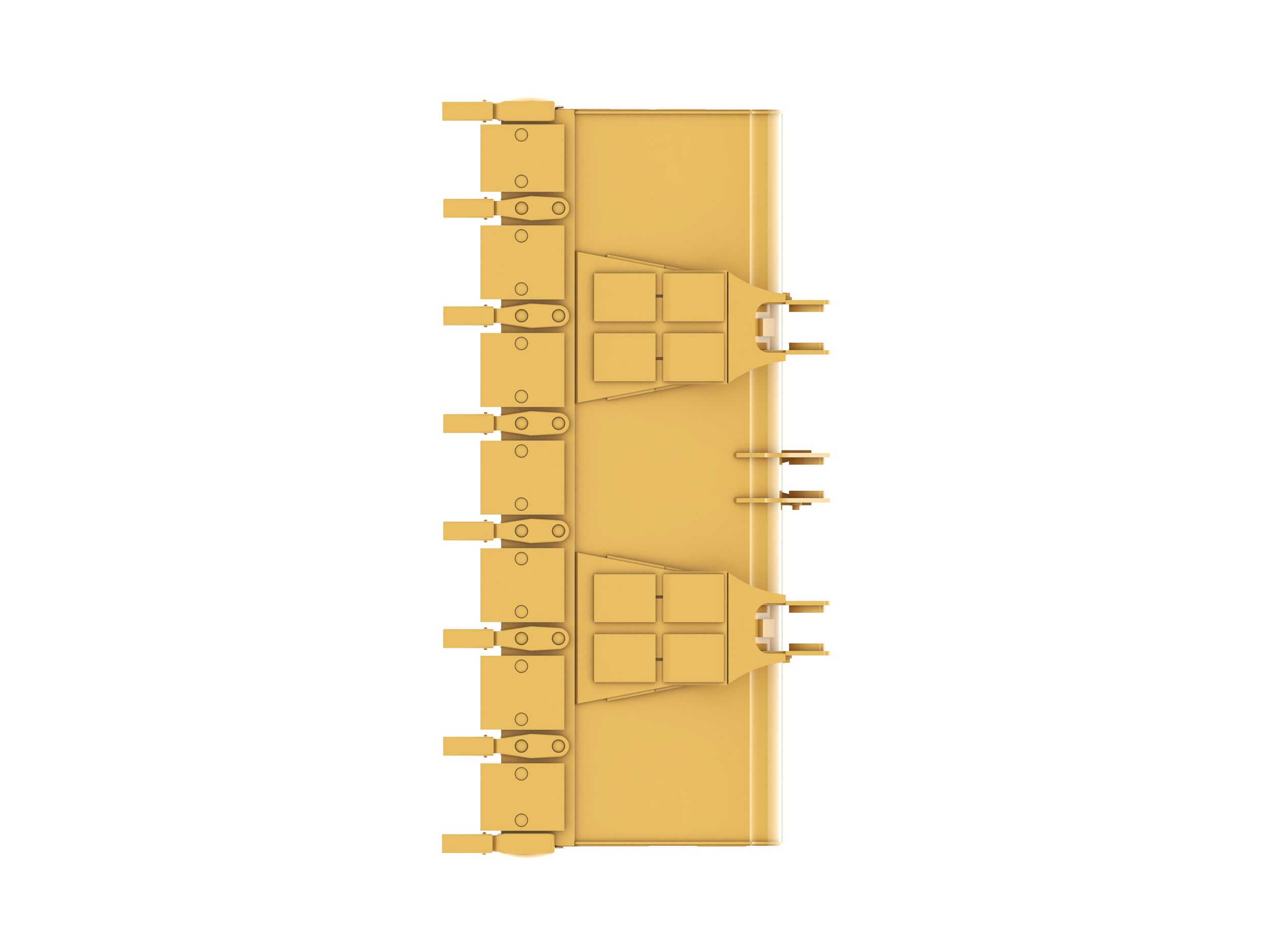 2,23 м3 (2,9 ярда3), крепление на пальцах