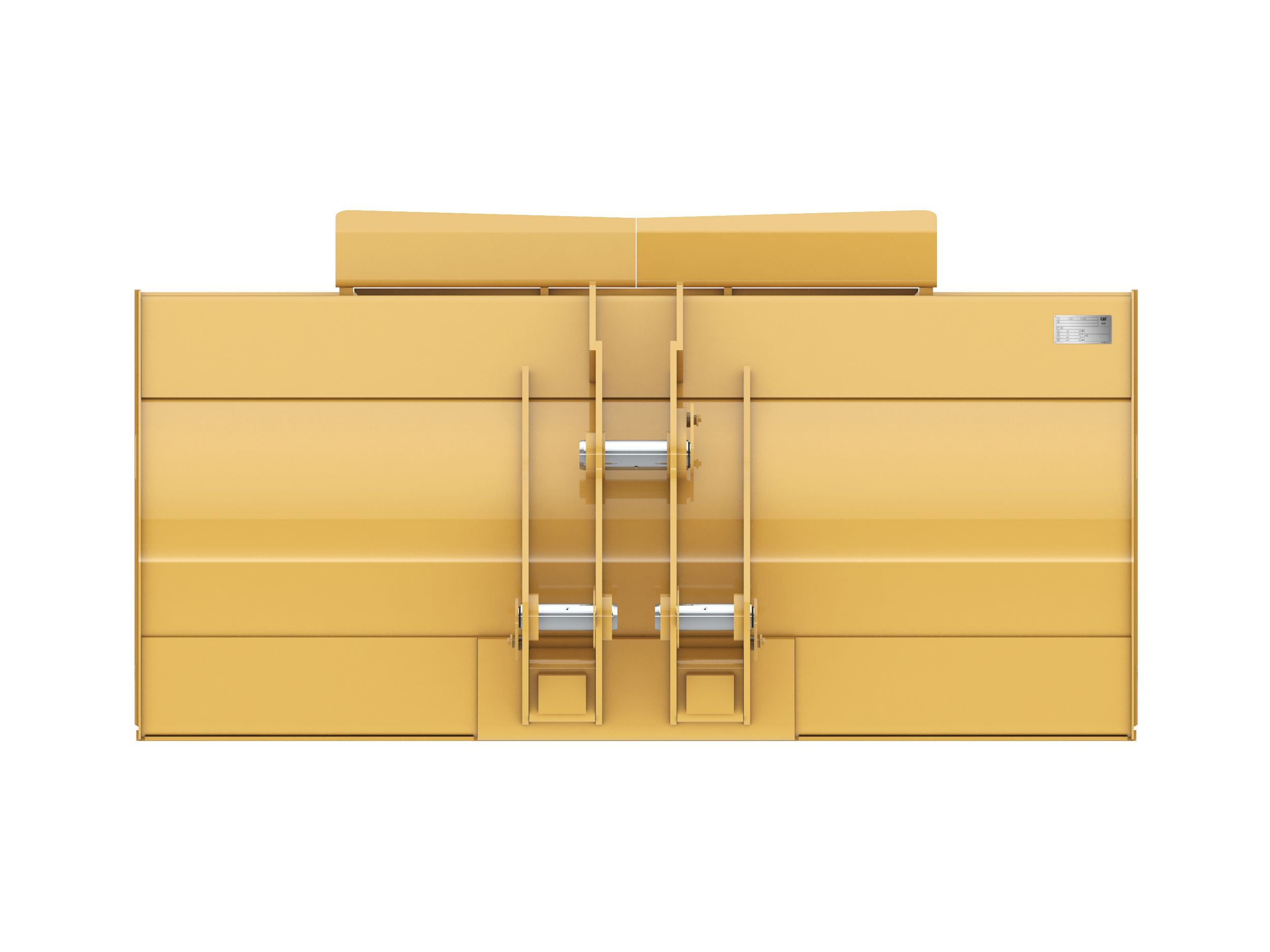 2.3 m3 (3.0 yd3), 2532 mm (100 in), Pin On, Base Edge 