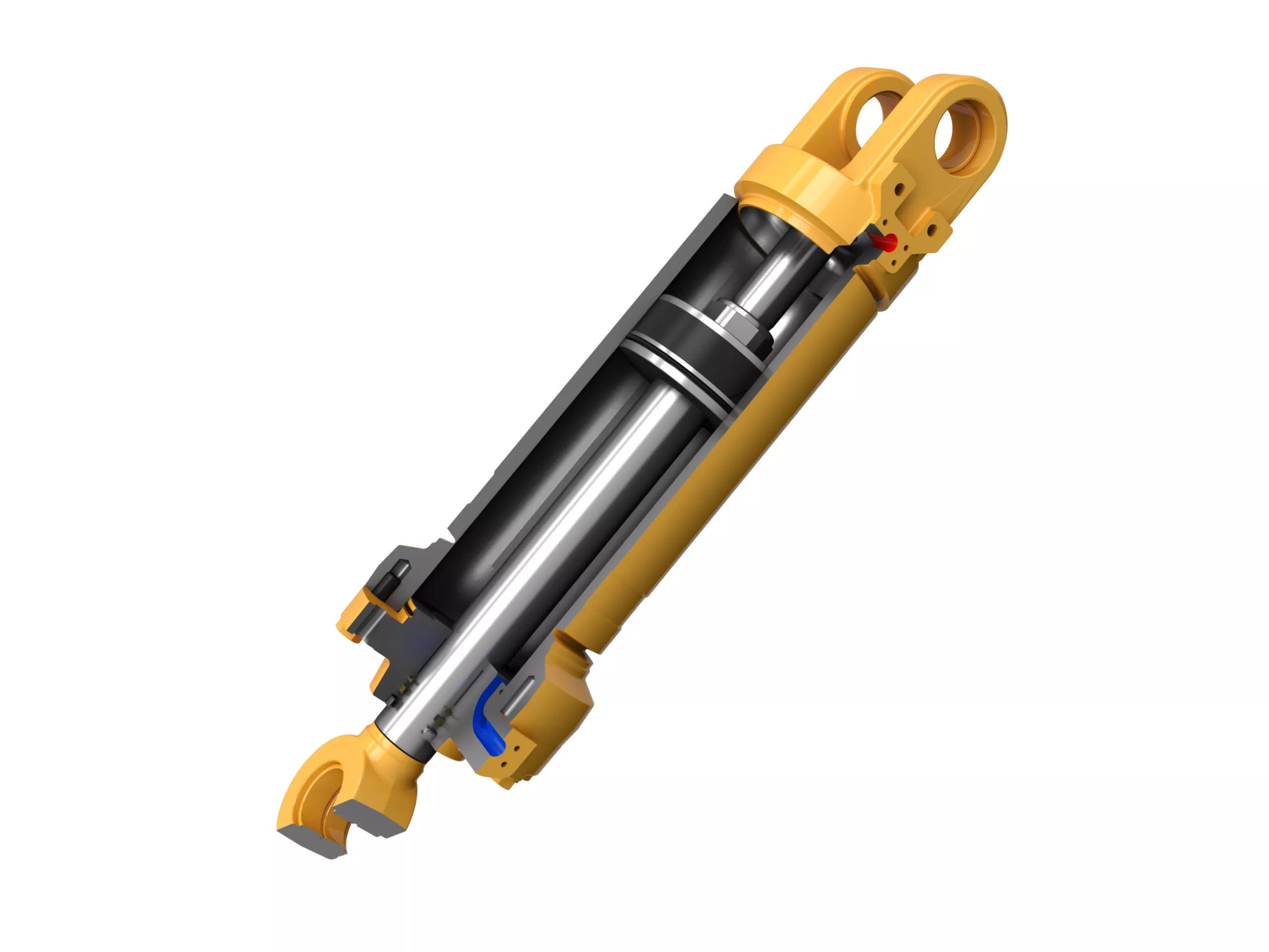 Hydraulcylindrar och komponenter