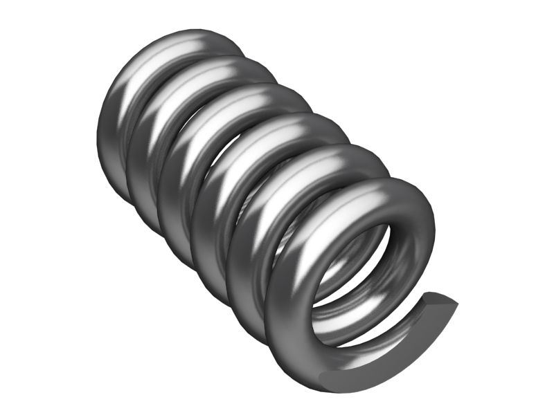 Пружина сжатия свободной длины 35,6 мм