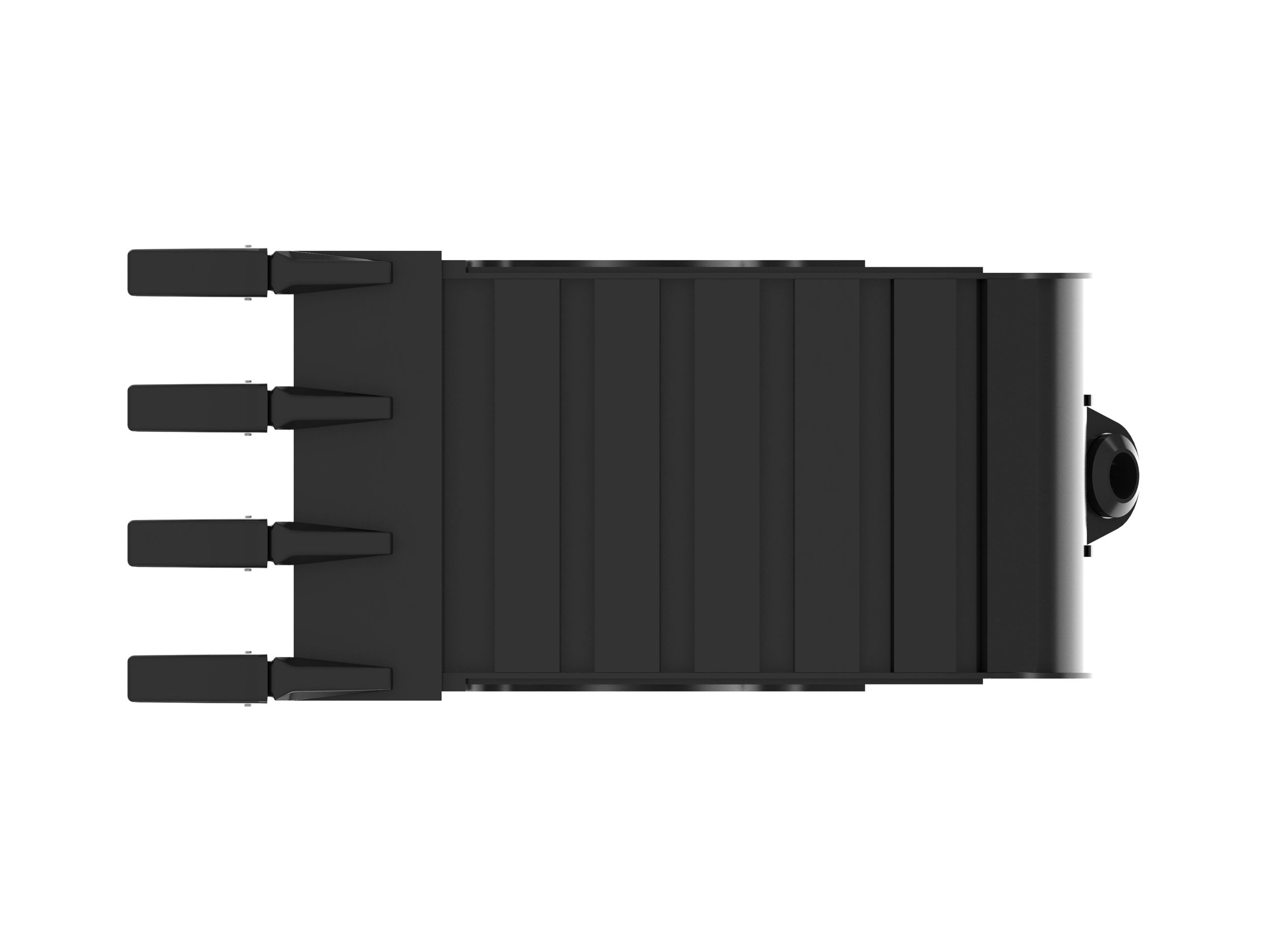 616 mm (24 in), 300 L (10.6 ft3), Pin Lock, Weld-On Adapters 