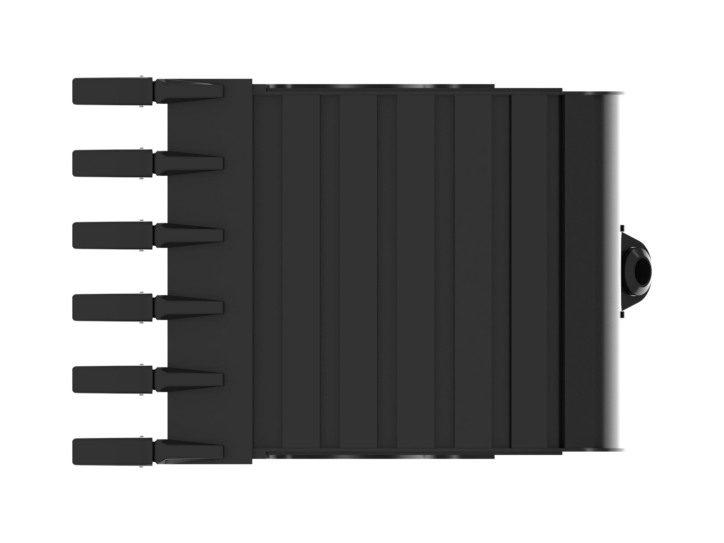921 mm (36 in), 500 L (17.7 ft3), Pin Lock, Weld-On Adapters 