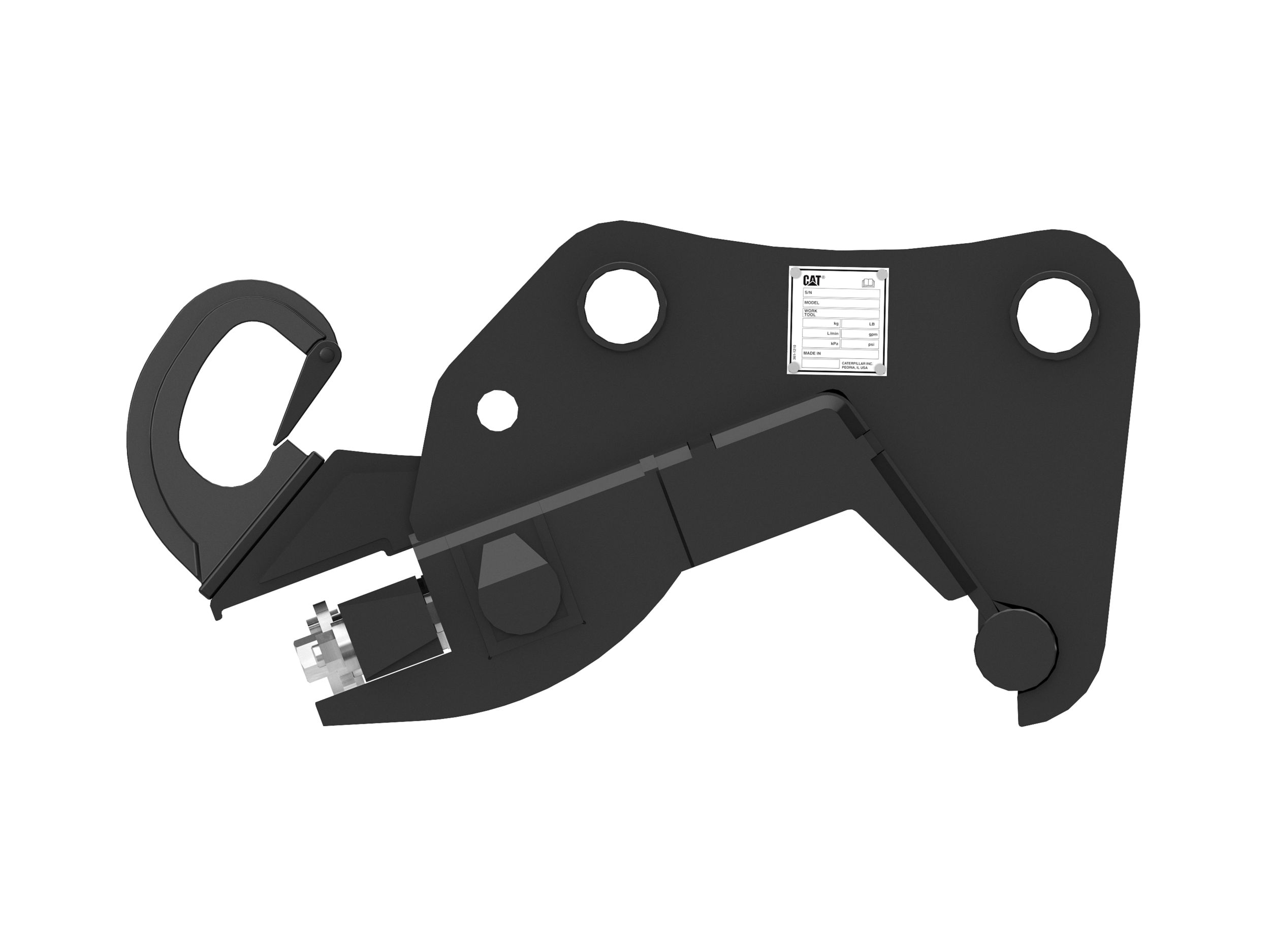 525-4609: CW10 manuellt, krok, minigrävmaskiner på 5 ton