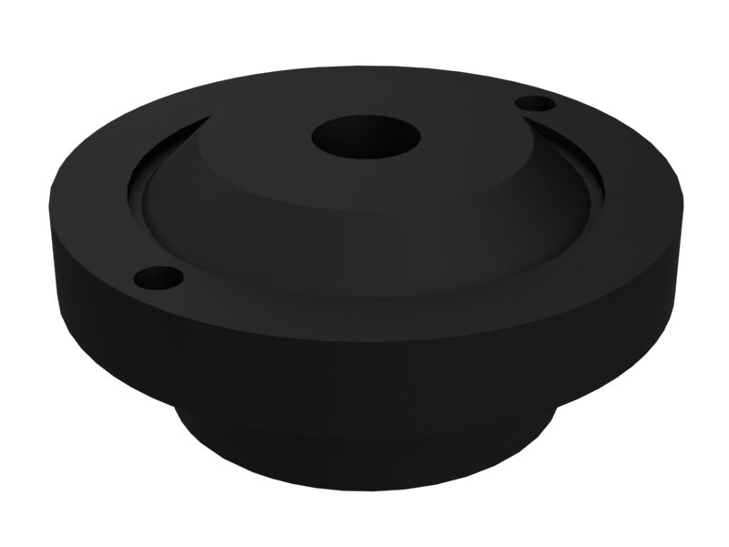 Асимметричная резиновая опора