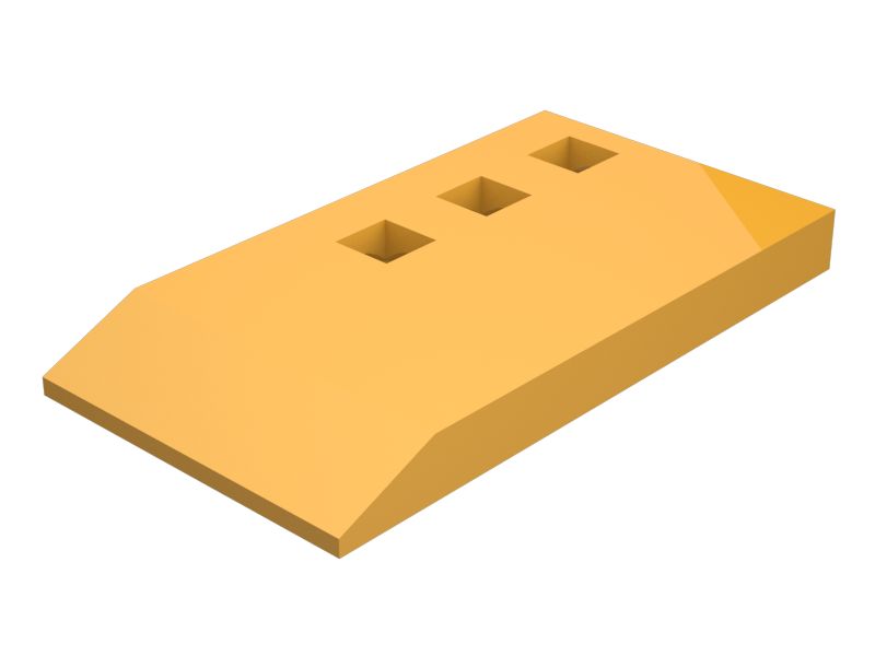 Концевая секция режущей кромки левая