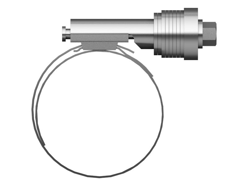 Хомут с затяжкой шестигранным болтом с минимальным внутренним диаметром 32,00 мм