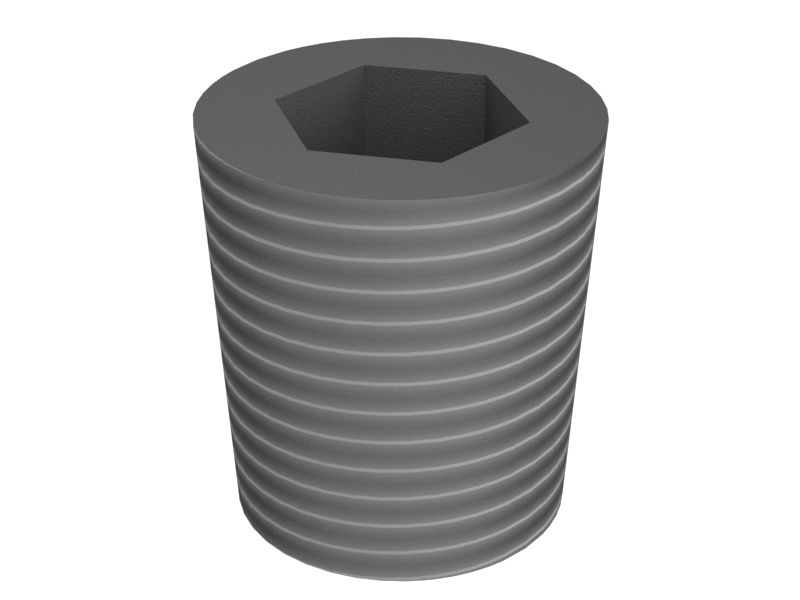 Приводной штекер с шестигранной резьбой 1/4-18 NPTF