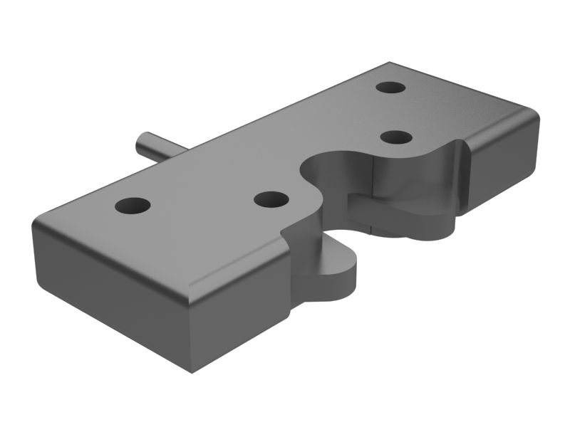 Защелка двери в сборе