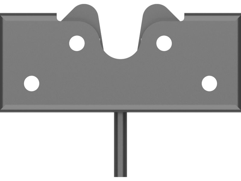 Защелка двери в сборе