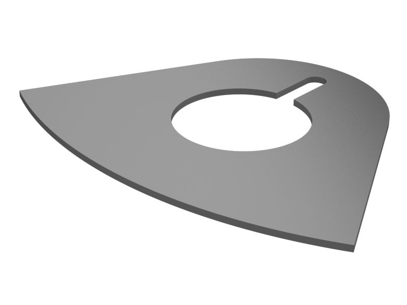 Упорная шайба толщиной 3 мм