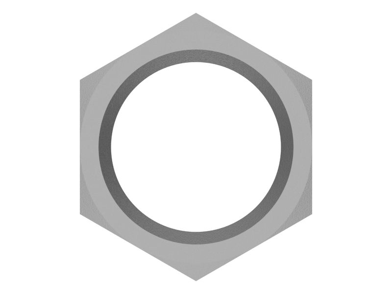 Шестигранная гайка 3/4''-16