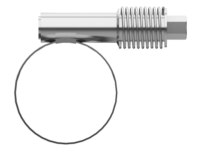Минимальный диаметр шестигранного болта 25,00 мм затянутый зажимом