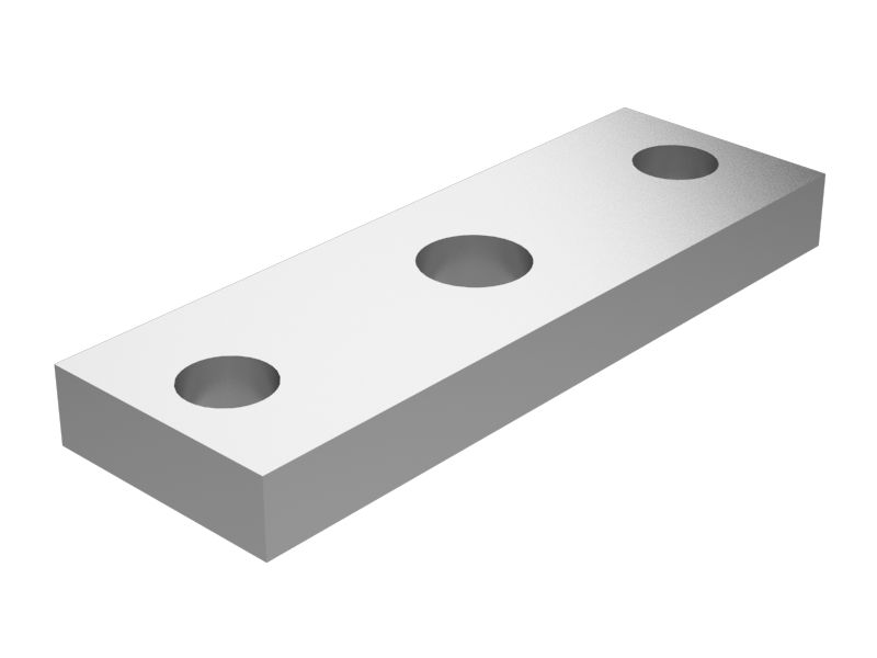 Опорная плита пальца толщиной 25 мм