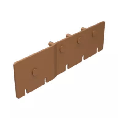 389-1351: Samleskinne til batteriledninger med studs
