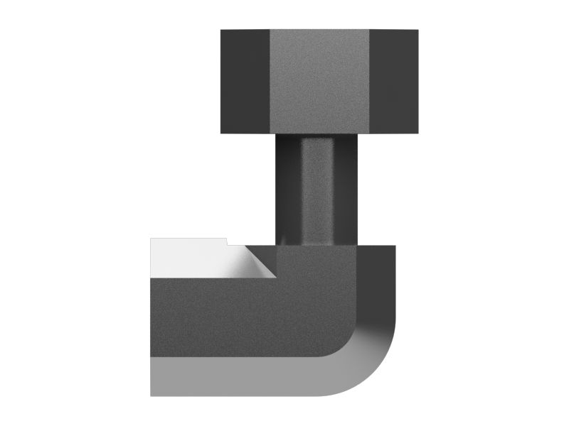 Переходной коленчатый патрубок 90°