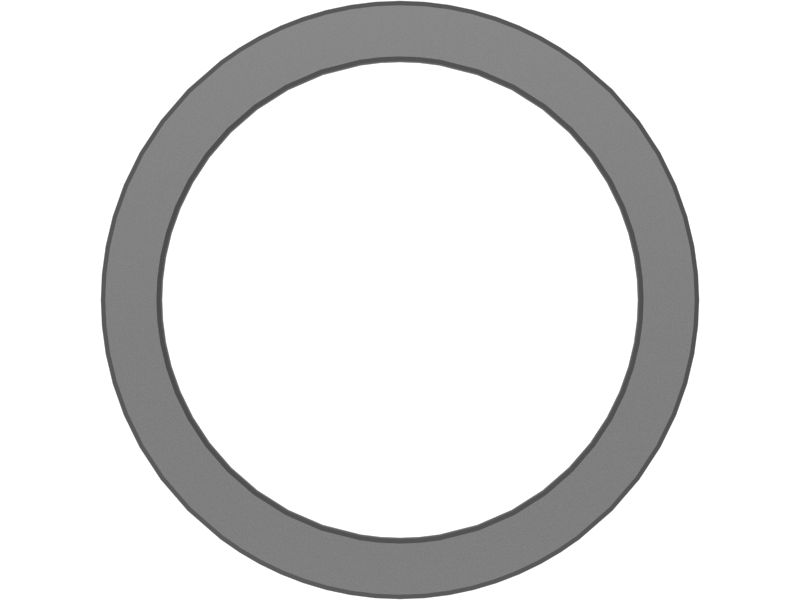 Закаленная стальная прокладка с внутренним диаметром 50,81 мм