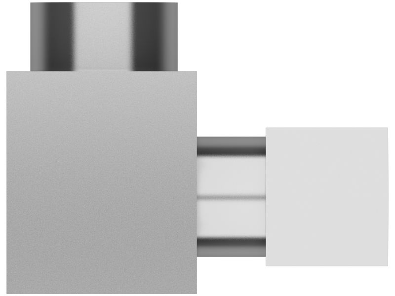 Переходной коленчатый патрубок 90°