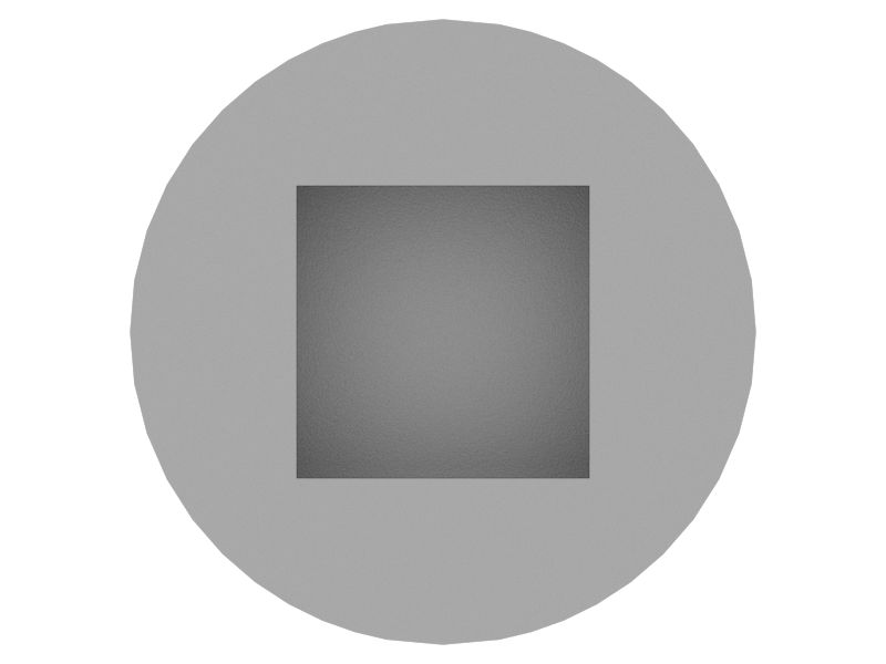 Заглушка с квадратным хвостовиком с резьбой 1-1/4-11-1/2 NPTF