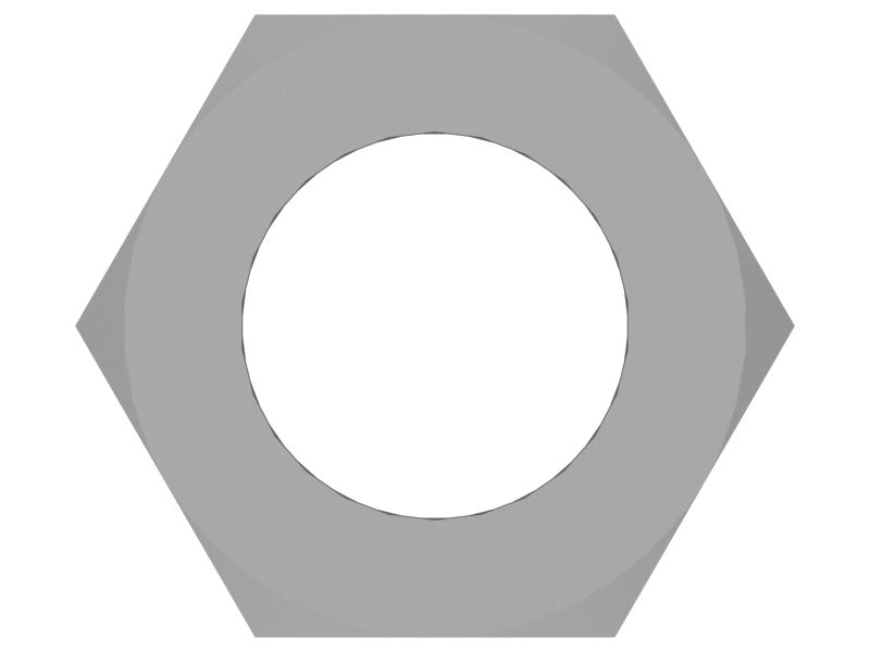 2 1/2"-12 Шестигранная контргайка