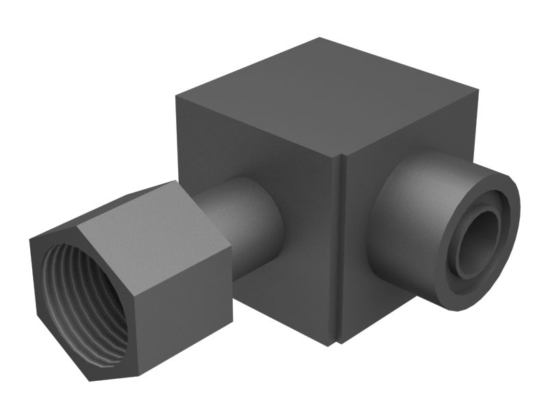 Коленчатый переходник 90 градусов, резьба 13/16-16 х 11/16-16