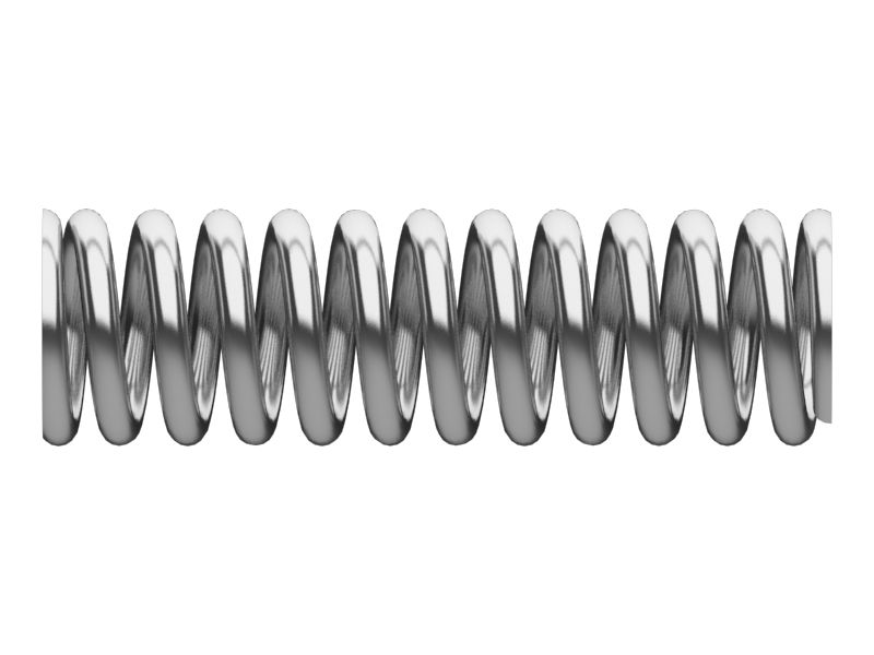 Пружина сжатия свободной длины 64,70 мм