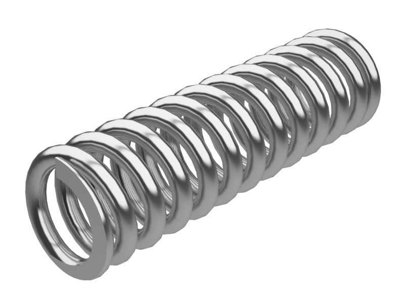 Пружина сжатия свободной длины 64,70 мм