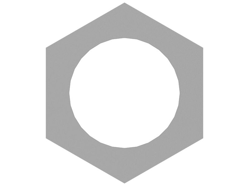 Контргайка шестигранная