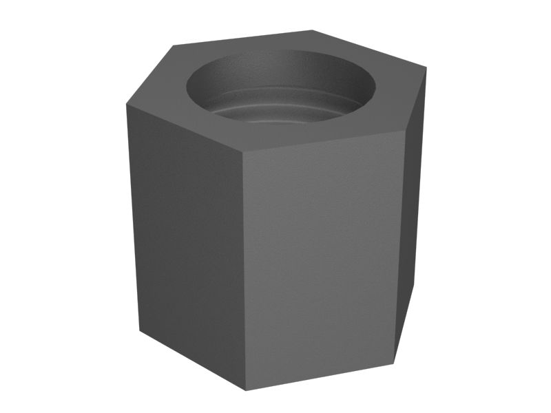 5H-0275: Шестигранная гайка с развальцовкой, 7/8"-14