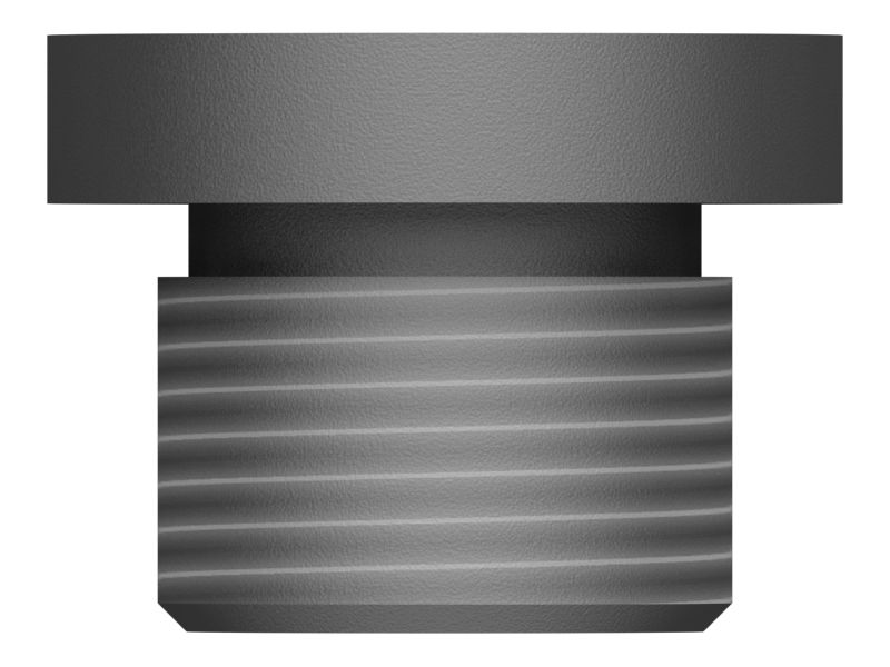 Заглушка с головкой под шестигранный торцевой ключ