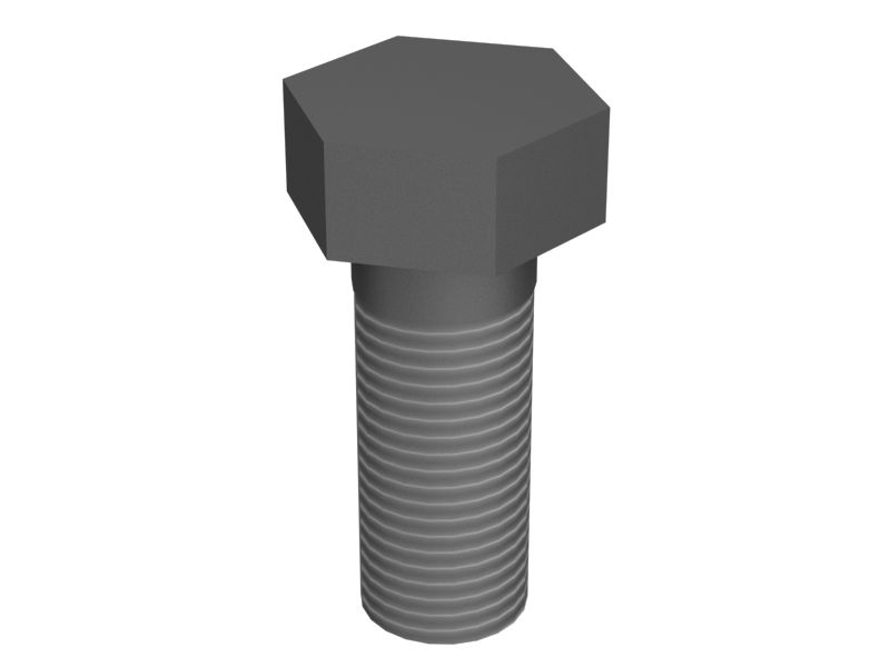 Болт с шестигранной головкой с резьбой M12X1,75