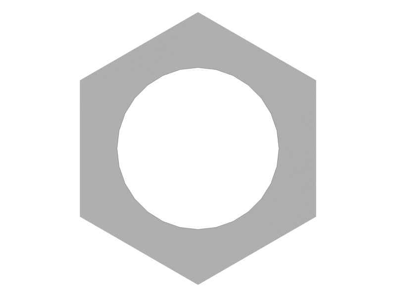 Шестигранная гайка 11/16 дюйма