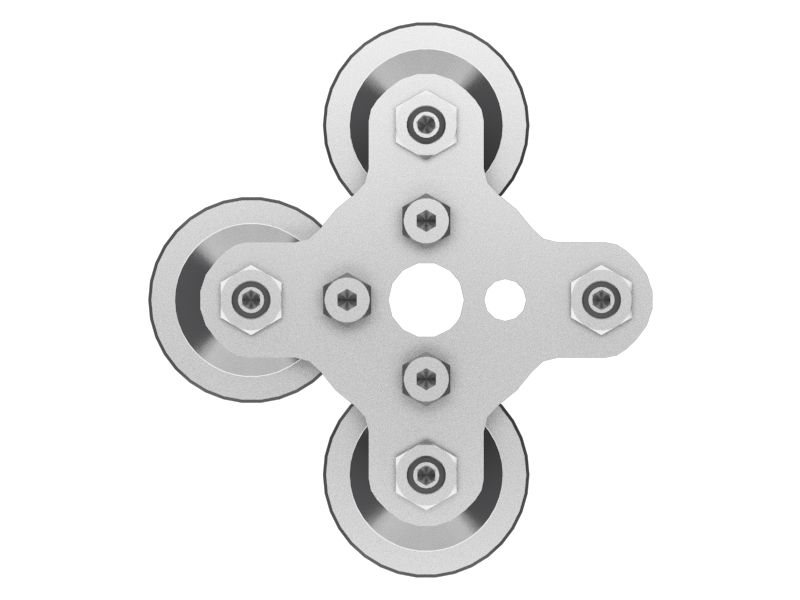 Create a fidget spinner with parts, drawings, and assemblies